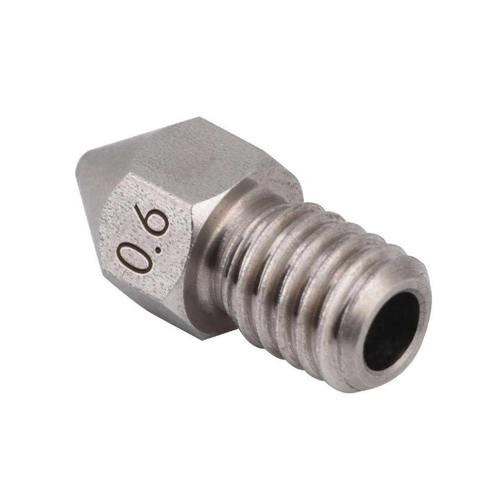 5PCS 3D Printer M6 Stainless Steel Extruder Nozzle Print Head for 3mm Filament (3/0.6mm)
5PCS 3D Printer M6 Stainless Steel Extruder Nozzle Print Head for 3mm Filament (3/0.6mm)
