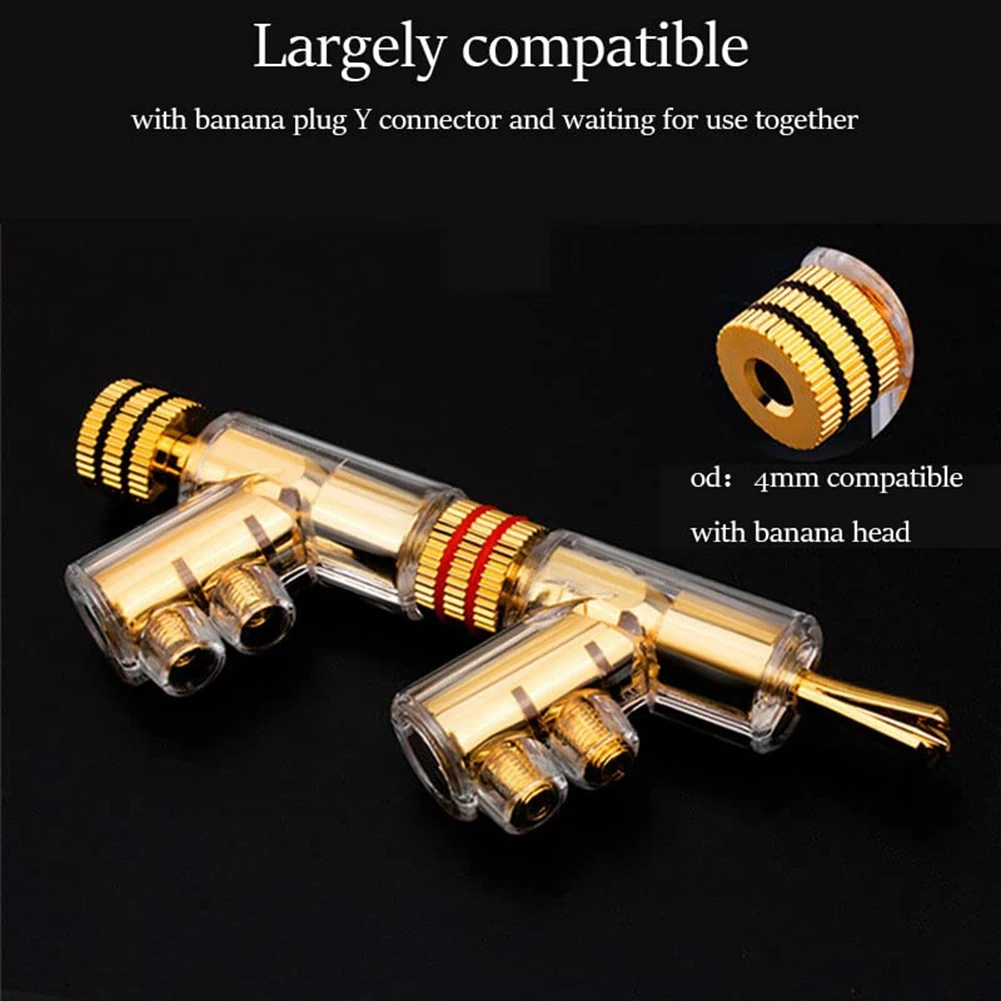 4Pcs Banana Plugs 45 Degree Angled Banana Connectors Screw Locking Connectors for AV Receiver,Amplifier,Speaker Gold
4Pcs Banana Plugs 45 Degree Angled Banana Connectors Screw Locking Connectors for AV Receiver,Amplifier,Speaker Gold