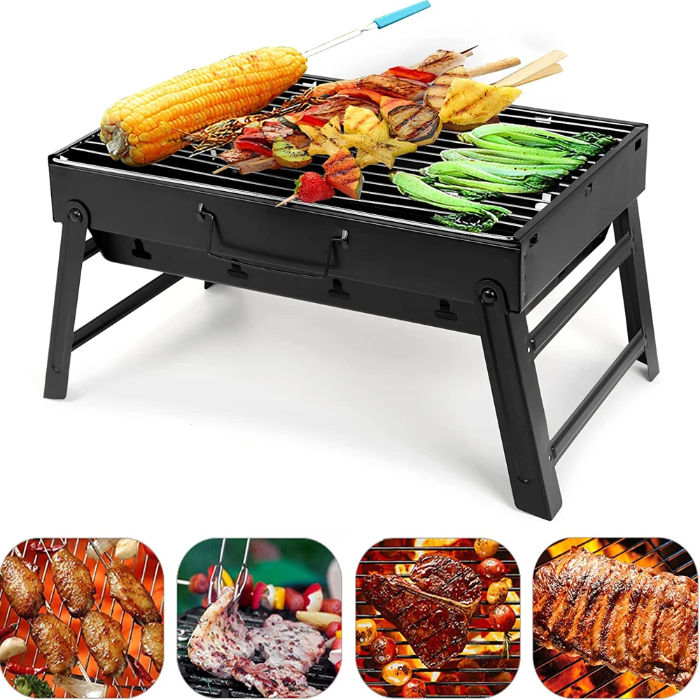 Folding Portable Barbecue Charcoal Grill Desk Tabletop Outdoor Stainless Steel Smoker BBQ for Cooking Camping Picnics Beach
Folding Portable Barbecue Charcoal Grill Desk Tabletop Outdoor Stainless Steel Smoker BBQ for Cooking Camping Picnics Beach