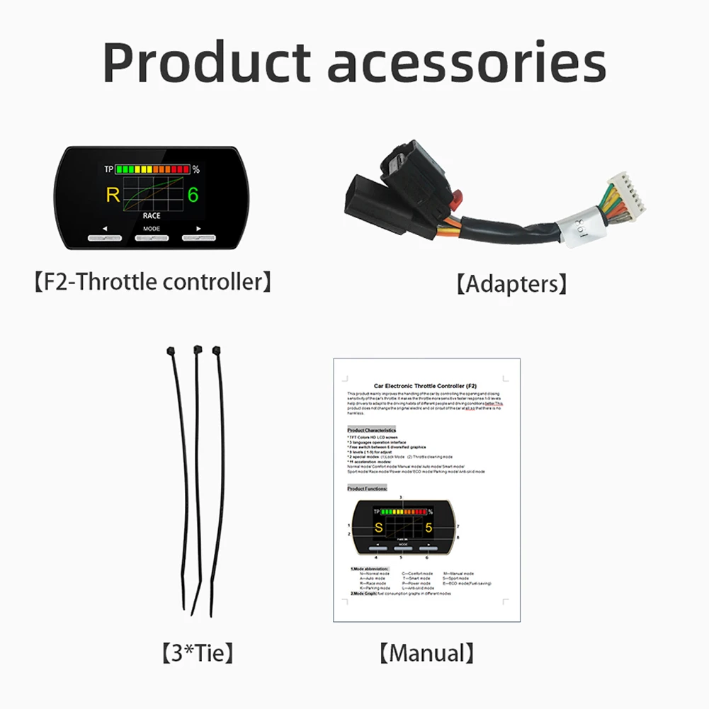 Throttle Controller Accelerator For Car 9 Speed 5 Modes Racing Pedal Booster Automobile Car Power Tuning Electronic Accessories
Throttle Controller Accelerator For Car 9 Speed 5 Modes Racing Pedal Booster Automobile Car Power Tuning Electronic Accessories