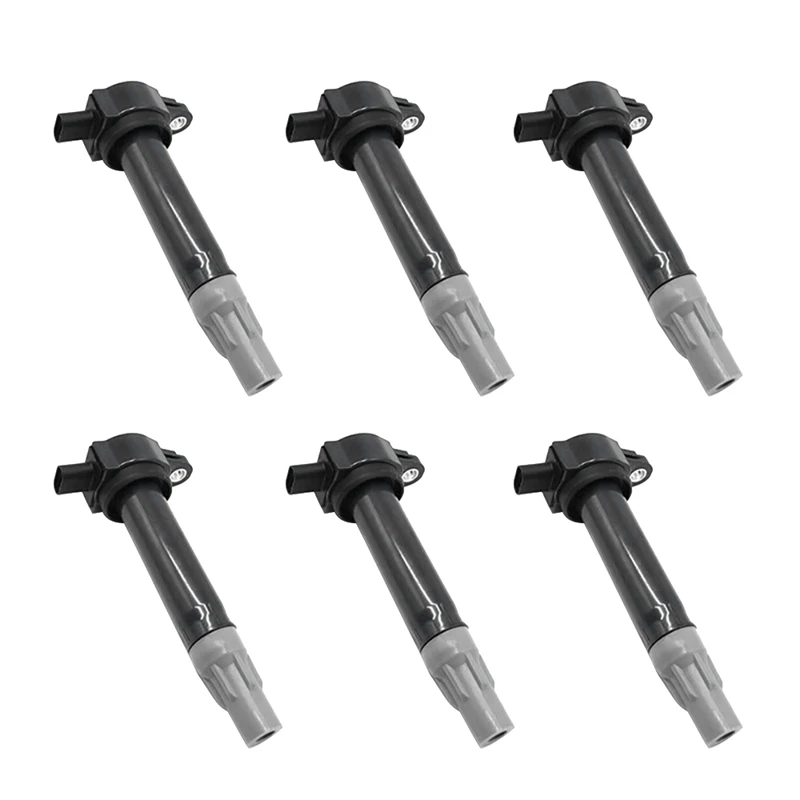 Ignition Coil Pack Set of 6 for Dodge Charger Chrysler V6 2.5L 2.7L 3.5L Vehicles Replaces 4606869AA 4606869AD
Ignition Coil Pack Set of 6 for Dodge Charger Chrysler V6 2.5L 2.7L 3.5L Vehicles Replaces 4606869AA 4606869AD