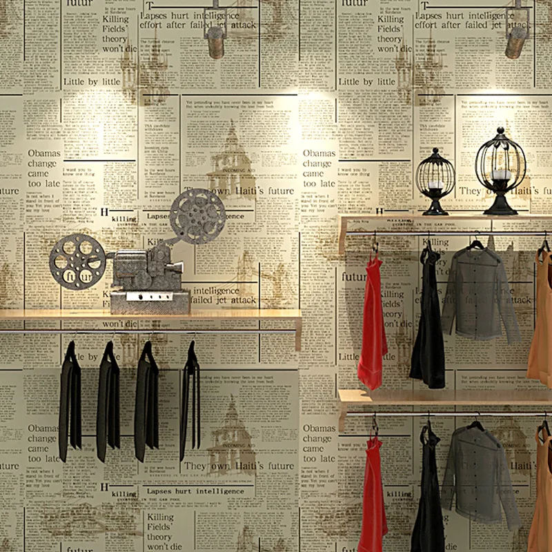 Newspaper Wallpaper Letters Retro Nostalgic Fashion Shop Decoration Study Old Newspaper Wallpaper Wall Papers Home Decor
Newspaper Wallpaper Letters Retro Nostalgic Fashion Shop Decoration Study Old Newspaper Wallpaper Wall Papers Home Decor