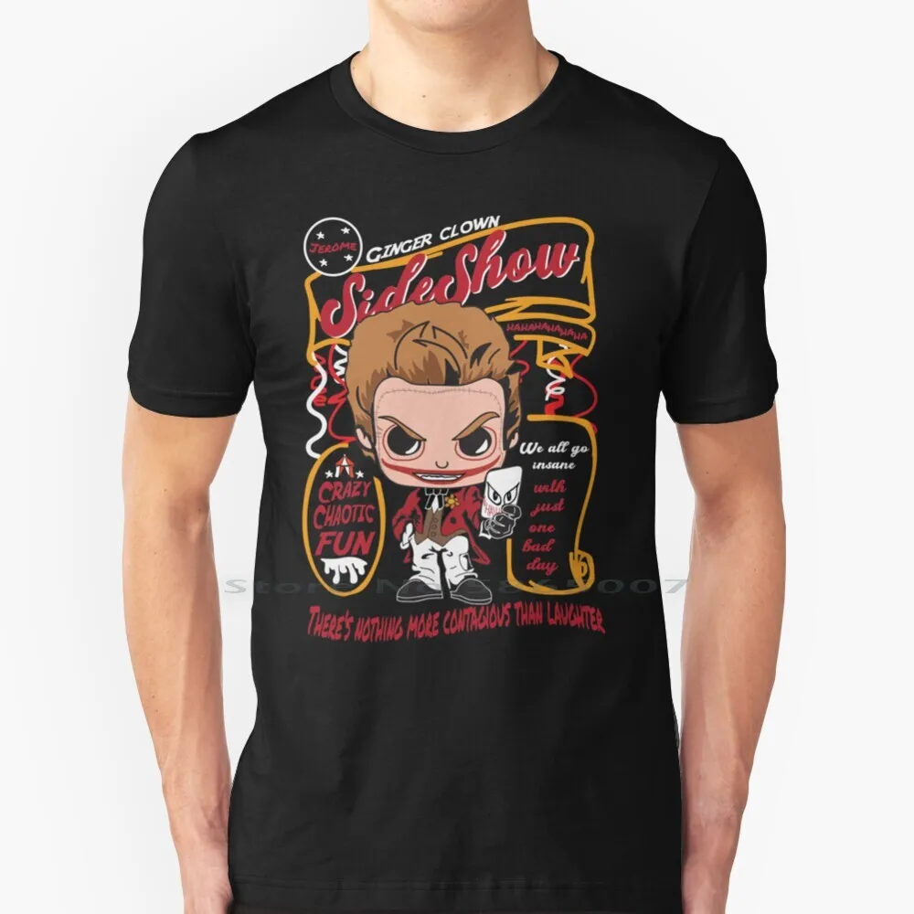 Футболка Funko Jerome из 100% хлопка, футболка Jerome Valeska Cameron Monaghan большого размера 6xl, модная футболка в подарок 
Футболка Funko Jerome из 100% хлопка, футболка Jerome Valeska Cameron Monaghan большого размера 6xl, модная футболка в подарок