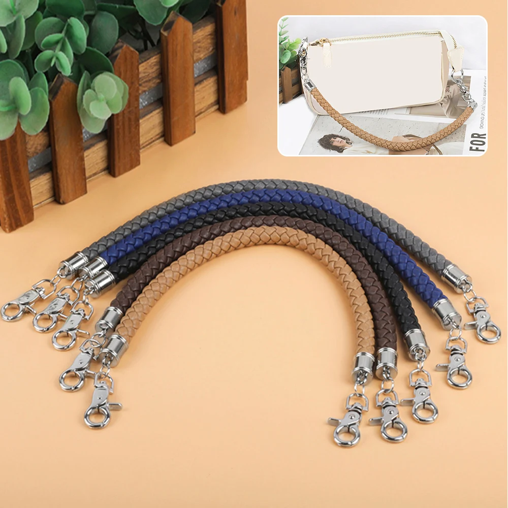 Replacement Leather Braided Rope Handles For Handbag Metal Hook Buckle Shoulder Short Bag Strap DIY Purse Belts Bag Accessaries
Replacement Leather Braided Rope Handles For Handbag Metal Hook Buckle Shoulder Short Bag Strap DIY Purse Belts Bag Accessaries