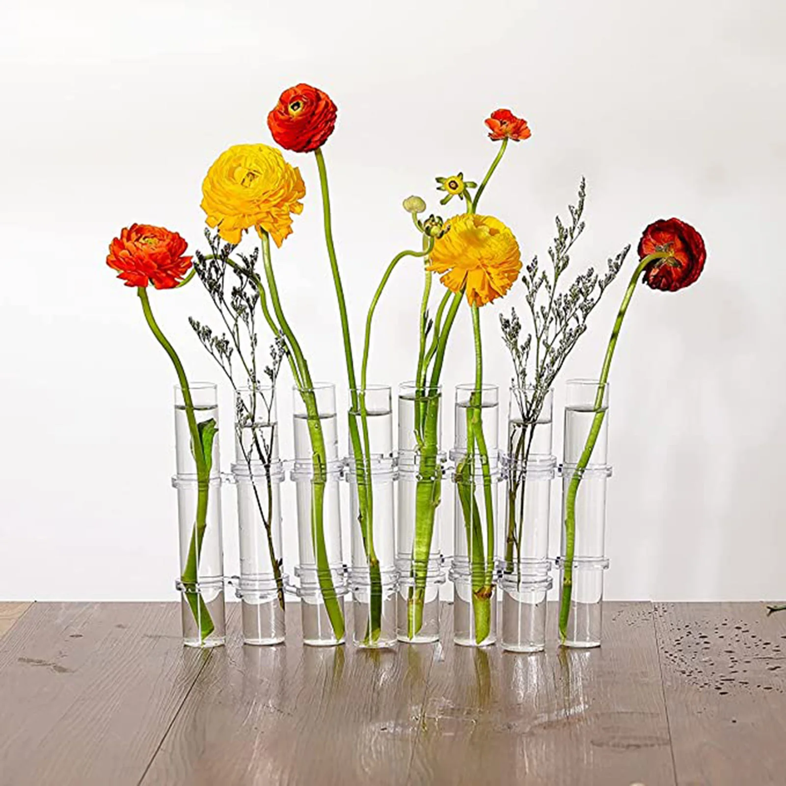6/8pcs Clear Test Tube Glass Vase Modern Nordic Floral Hydroponics Vase for Living Room Home Decor Accessories Flowerpot
6/8pcs Clear Test Tube Glass Vase Modern Nordic Floral Hydroponics Vase for Living Room Home Decor Accessories Flowerpot