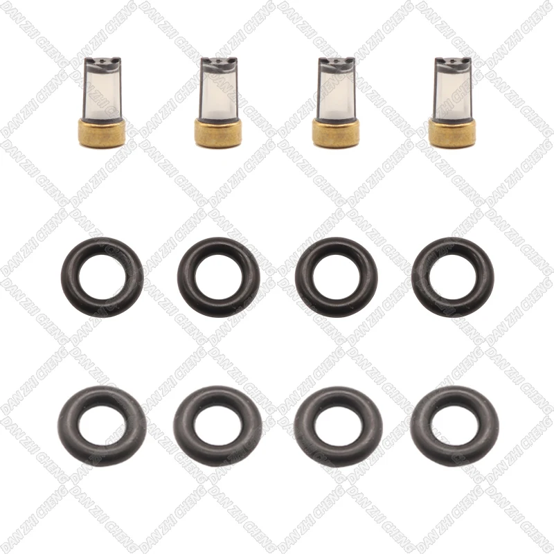 4 set Fuel Injector Service Repair Kit Filters Orings Seals Grommets for 5WY-2817A for Peugeot 405, Peugeot Pars
4 set Fuel Injector Service Repair Kit Filters Orings Seals Grommets for 5WY-2817A for Peugeot 405, Peugeot Pars