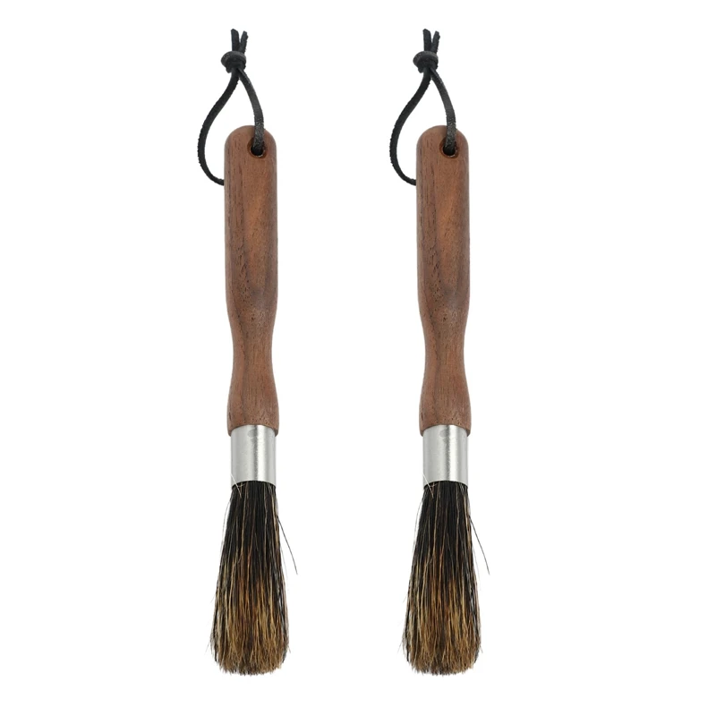 2X Coffee Grinder Powder Cleaning Brush Coffee Machine Brush Wood Handle Pig Bristle Dusting Espresso Brush For Barista
2X Coffee Grinder Powder Cleaning Brush Coffee Machine Brush Wood Handle Pig Bristle Dusting Espresso Brush For Barista