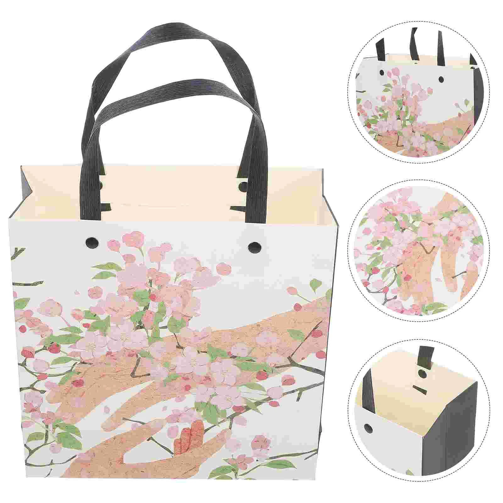 10pcs Gift Bags Paper Candy Bags Flower Print Treat Bags Birthday Party Goodie Bags with Handle
10pcs Gift Bags Paper Candy Bags Flower Print Treat Bags Birthday Party Goodie Bags with Handle