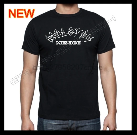 MOLOTOV BAND MX черная футболка с белыми изогнутыми контурами дизайн 100% из хлопка |