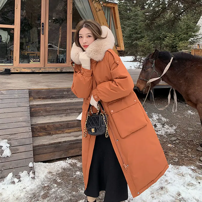 Winter Women's Cold Coat Parkas Puffer Jacket Super Hot Coats Jacket Big Fur Collar Cheap Wholesale Women Clothes Korean Fashion
Winter Women's Cold Coat Parkas Puffer Jacket Super Hot Coats Jacket Big Fur Collar Cheap Wholesale Women Clothes Korean Fashion