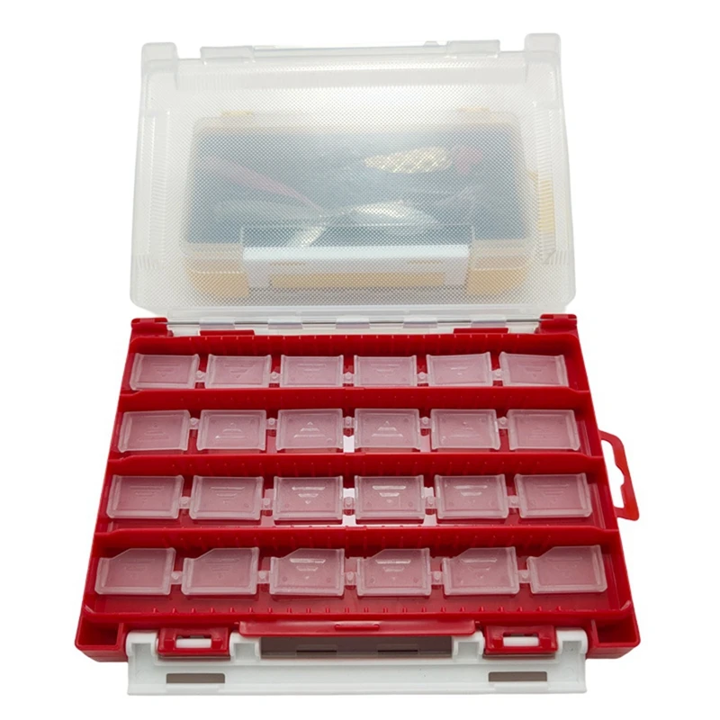 Luya Box Fishing Accessories Storage Box Double-Sided Lead Hook Fake Bait Box Soft Bait Set Fish Hook Box
Luya Box Fishing Accessories Storage Box Double-Sided Lead Hook Fake Bait Box Soft Bait Set Fish Hook Box