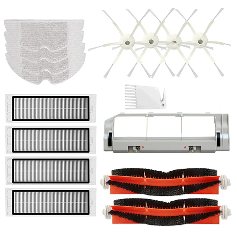 16Pcs Side Brush Roll Brush Mop Colth HEPA Filter for Xiaomi Roborock 1S Robot S50 S51 S55 S5 S6 Vacuum Cleaners Parts
16Pcs Side Brush Roll Brush Mop Colth HEPA Filter for Xiaomi Roborock 1S Robot S50 S51 S55 S5 S6 Vacuum Cleaners Parts