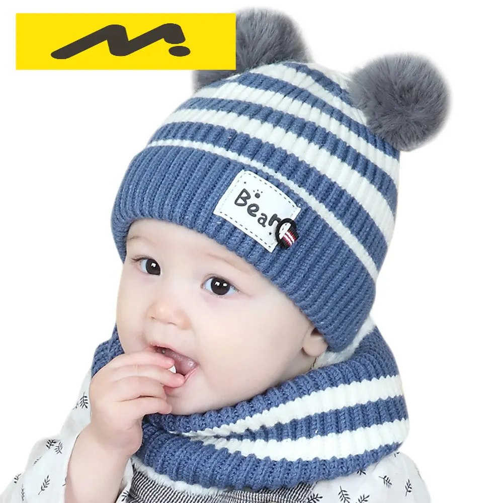 6 Months To 3 Y Kids Beanie Striped Hair Bull Kids Boys Knitted Fur Hats Winter 2 Pcs Baby Wool Boy Girl Hat Scarf Set
6 Months To 3 Y Kids Beanie Striped Hair Bull Kids Boys Knitted Fur Hats Winter 2 Pcs Baby Wool Boy Girl Hat Scarf Set