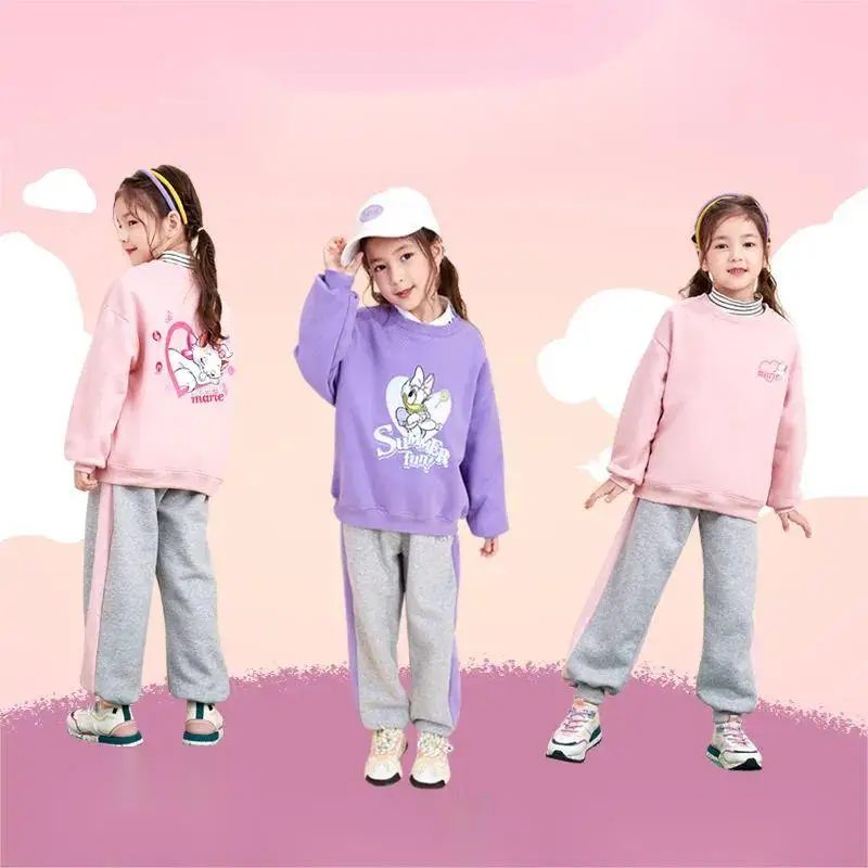 Disney Daisy Girls Sweatpants Cotton Material Autumn Straight Pants Contrast Stripes Splicing Color Games
Disney Daisy Girls Sweatpants Cotton Material Autumn Straight Pants Contrast Stripes Splicing Color Games