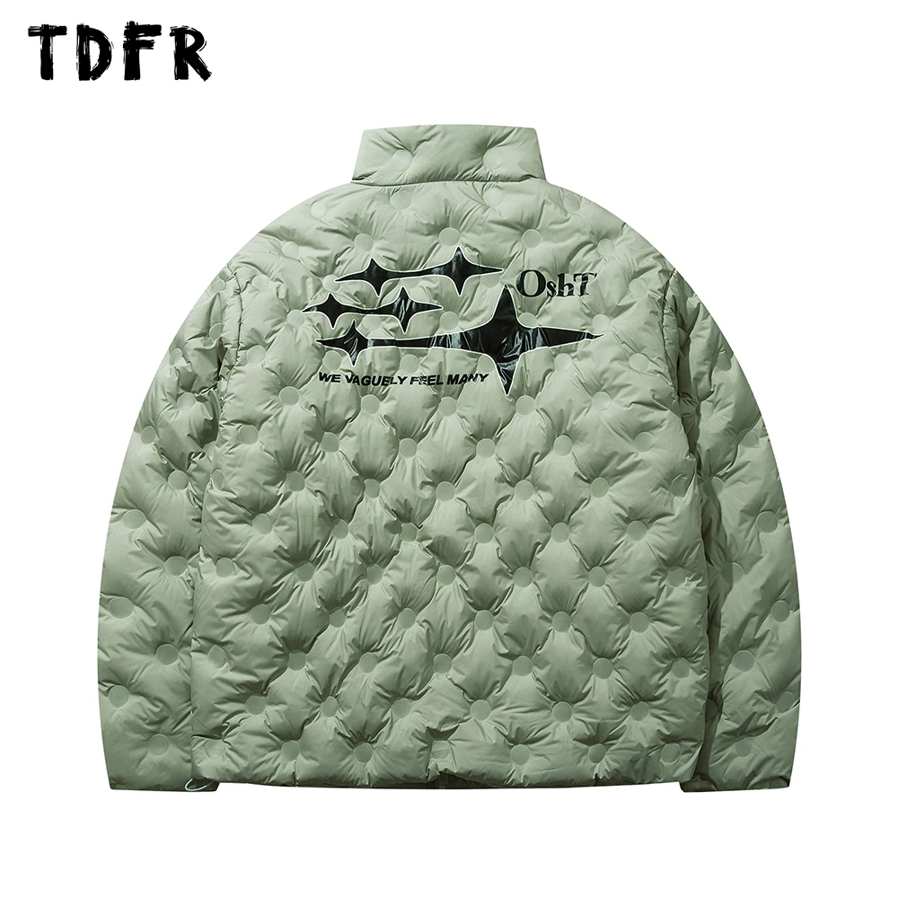 Star Print Down Jacket Mens Winter Warm Casual Loose Stand Collar Long Sleeve Zipper Outerwear Men Padded Jacket
Star Print Down Jacket Mens Winter Warm Casual Loose Stand Collar Long Sleeve Zipper Outerwear Men Padded Jacket