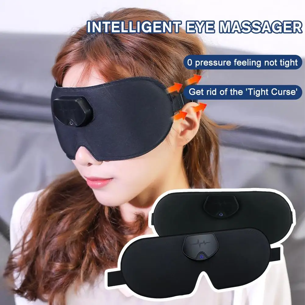Intelligent Massage Eye Mask Four Vibration Levels Light-blocking Mask Eye Relieves Sleeping Fatigue Head Device Massage E2G1
Intelligent Massage Eye Mask Four Vibration Levels Light-blocking Mask Eye Relieves Sleeping Fatigue Head Device Massage E2G1