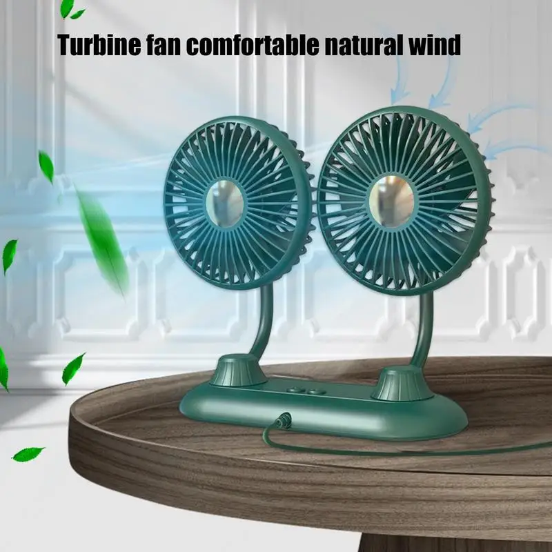 USB Vehicle Fan Dual Head Powerful 3-Speed Dashboard Air Outlet High Airflow Fan Summer Accessories For Car Truck RV 2023 New
USB Vehicle Fan Dual Head Powerful 3-Speed Dashboard Air Outlet High Airflow Fan Summer Accessories For Car Truck RV 2023 New