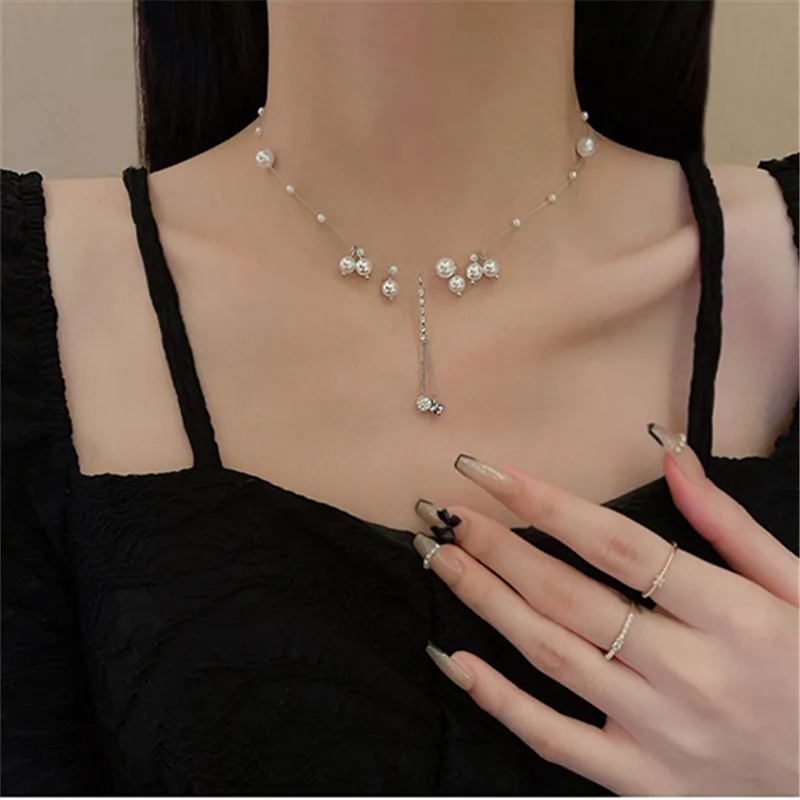 Pearl tassel necklace for women summer light luxury high design niche necklace in 2022 new clavicle chain accessories tide
Pearl tassel necklace for women summer light luxury high design niche necklace in 2022 new clavicle chain accessories tide