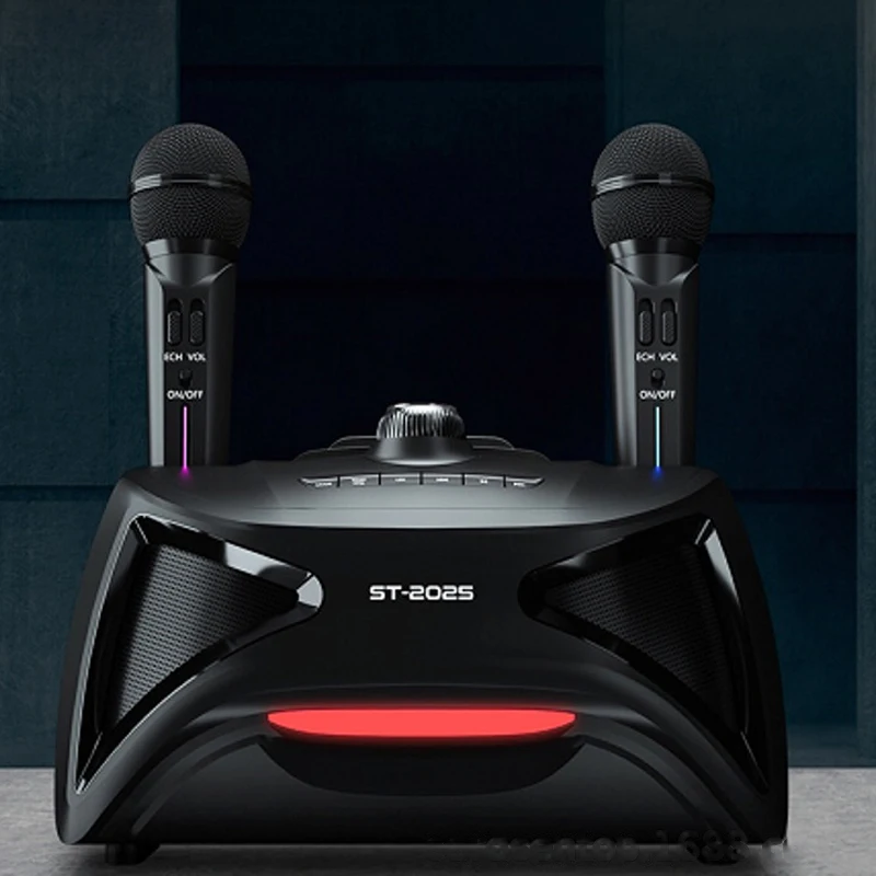 New Home KTV Bluetooth Audio Microphone Integrated Wireless KTV with Dual MIC HIFI Sound Quality Pluggable Caixinha De Som BASS
New Home KTV Bluetooth Audio Microphone Integrated Wireless KTV with Dual MIC HIFI Sound Quality Pluggable Caixinha De Som BASS