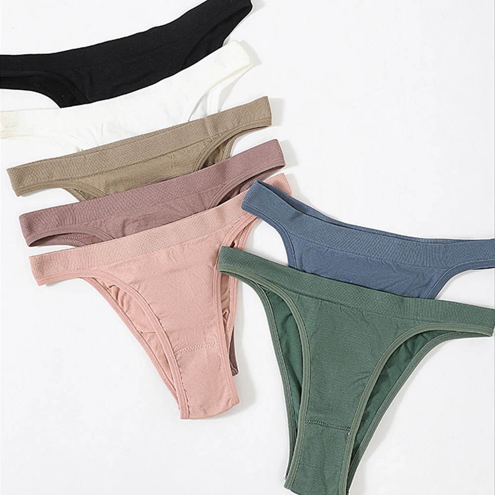 Women's Underwear Sexy Panties Women Sports Thong Large Size Elastic Solid Color Comfortable Low Waist Panties Bikini Briefs
Women's Underwear Sexy Panties Women Sports Thong Large Size Elastic Solid Color Comfortable Low Waist Panties Bikini Briefs
