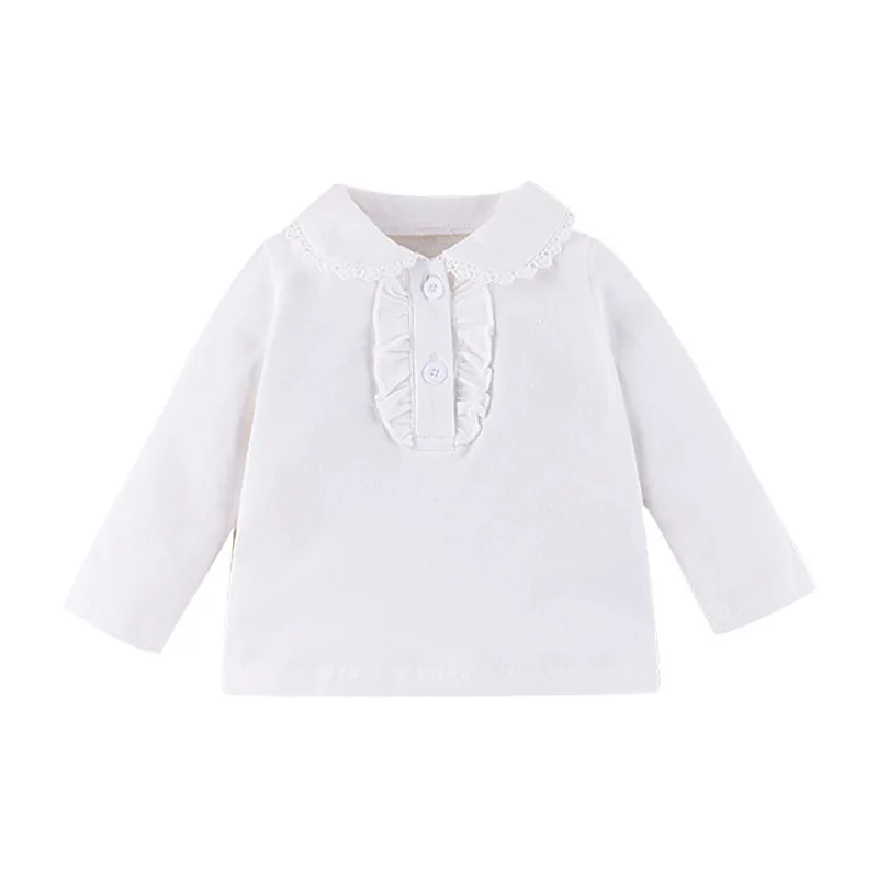 Girls Style Lapel Blouse With Routine Sleeves Shirt Long-Sleeved Spring Autumn Cotton Lace Children Girl Tops Blouse Kids Clothe
Girls Style Lapel Blouse With Routine Sleeves Shirt Long-Sleeved Spring Autumn Cotton Lace Children Girl Tops Blouse Kids Clothe