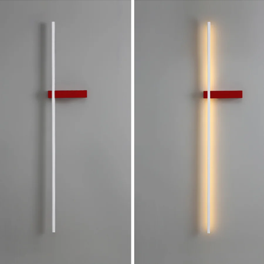 Nordic Long Strip Wall Light Luxury Minimalist Bedroom Bedside Lamp Modern Minimalist Living Room TV Background Line Wall Sconce
Nordic Long Strip Wall Light Luxury Minimalist Bedroom Bedside Lamp Modern Minimalist Living Room TV Background Line Wall Sconce