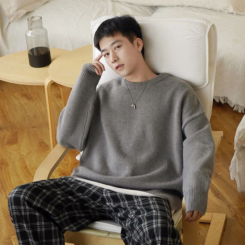 NoestaMal Solid Color Round Neck Men Women Sweaters Autumn Winter Harajuku Loose Korean Knitted Pullover Harajuku Male Clothing
NoestaMal Solid Color Round Neck Men Women Sweaters Autumn Winter Harajuku Loose Korean Knitted Pullover Harajuku Male Clothing