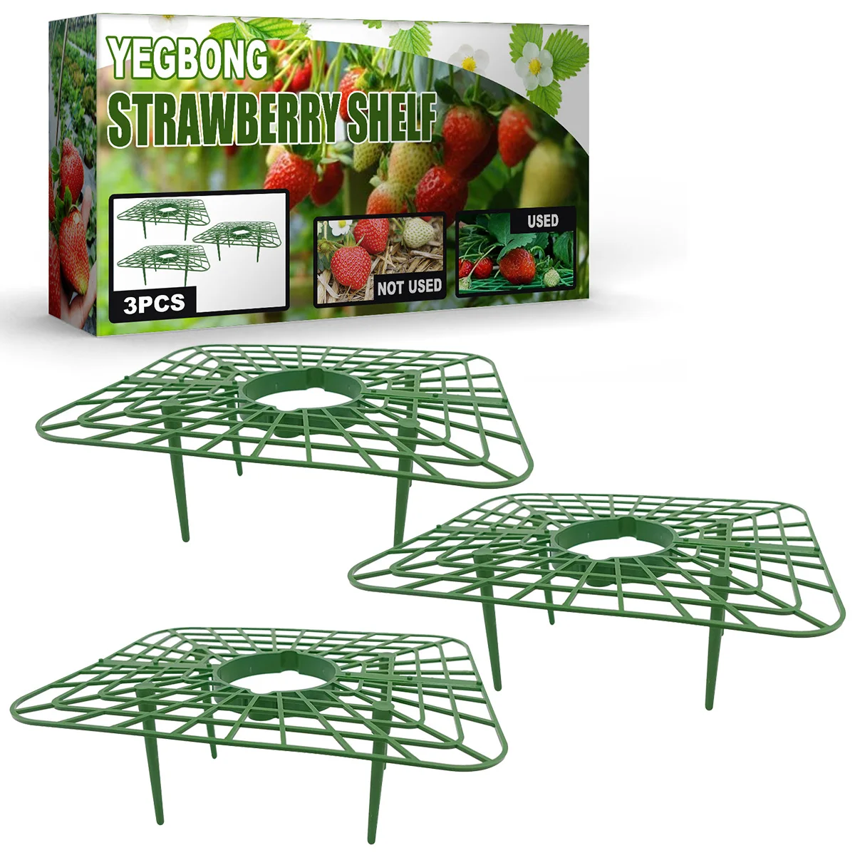 Strawberry Plant Stand 3Pcs Plastic Strawberry Supports Sturdy Strawberry Support Frame Stable Strawberry Growing Rack for Home
Strawberry Plant Stand 3Pcs Plastic Strawberry Supports Sturdy Strawberry Support Frame Stable Strawberry Growing Rack for Home