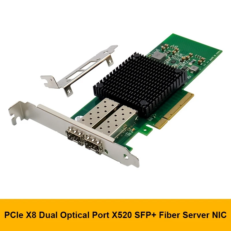 X520-DA2 PCI-E X8 сетевой адаптер с двумя портами 10G SFP + сетевая карта сервера E10G42BTDA волоконно-оптическая сетевая карта
X520-DA2 PCI-E X8 сетевой адаптер с двумя портами 10G SFP + сетевая карта сервера E10G42BTDA волоконно-оптическая сетевая карта