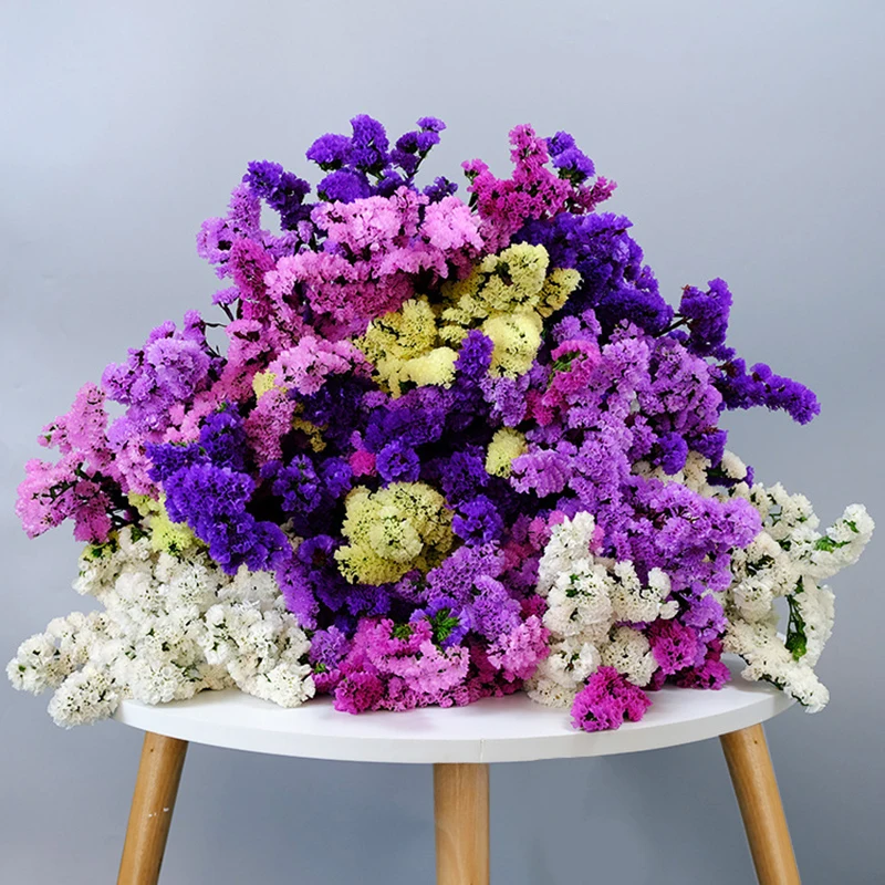 

100% Natural Dried Flowers Decoration Forget Me Not Flowers Bouquet Preserved Dried Lavender Flores Arrangements,Wedding Decor