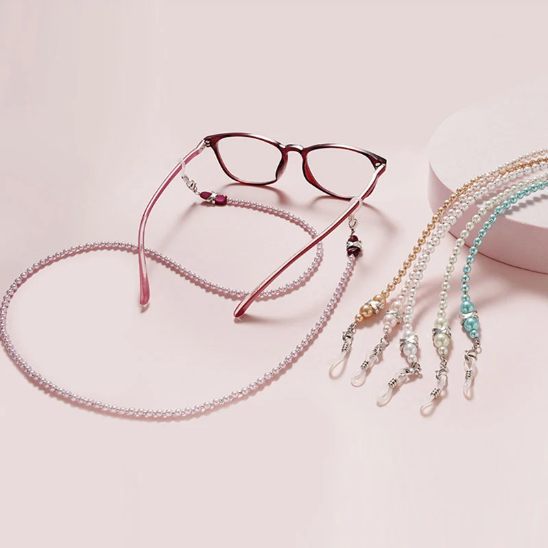 Fashion Pearl Mask Chains Eyeglasses Chain For Women Retro Metal Sunglasses Lanyards Eyewear Retainer Cord Holder Neck Strap
Fashion Pearl Mask Chains Eyeglasses Chain For Women Retro Metal Sunglasses Lanyards Eyewear Retainer Cord Holder Neck Strap