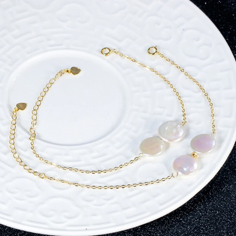 Женский браслет из серебра 925 пробы, с натуральным жемчугом в стиле барокко
Женский браслет из серебра 925 пробы, с натуральным жемчугом в стиле барокко