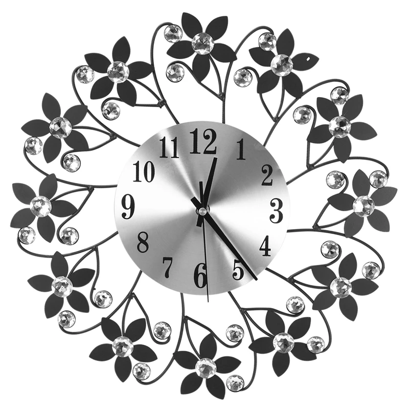 3D Wall Clock,Round Leaf Petals Metal Wall Clock, Dial With Arabic Numerals, Decorative Clock For Living Room, Bedroom, Office S
3D Wall Clock,Round Leaf Petals Metal Wall Clock, Dial With Arabic Numerals, Decorative Clock For Living Room, Bedroom, Office S