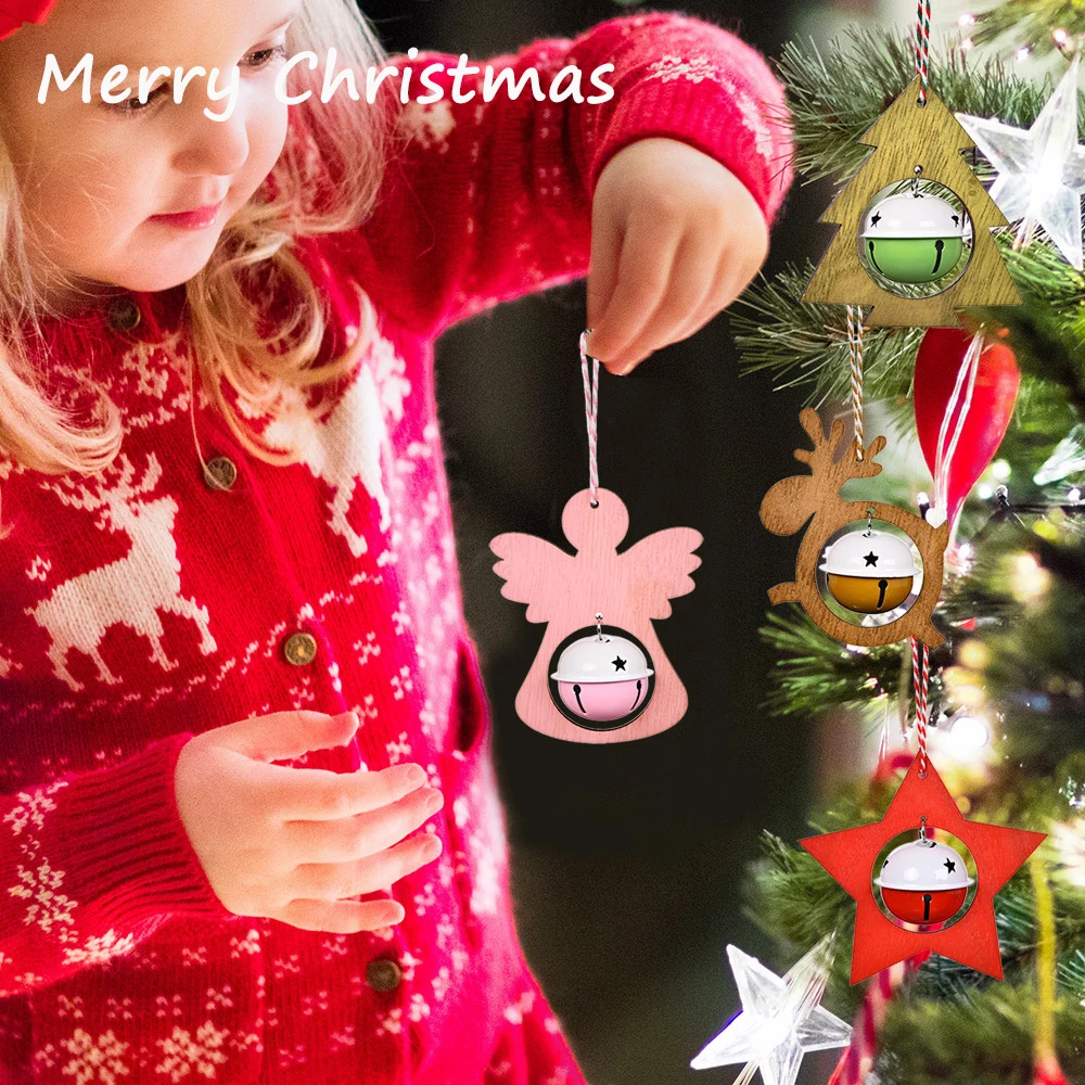 2023 DIY Wooden Christmas Tree Bell Pendants Home Decor Xmas New Year Creative Hangding Christmas Baubles Ornaments Crafts Gifts
2023 DIY Wooden Christmas Tree Bell Pendants Home Decor Xmas New Year Creative Hangding Christmas Baubles Ornaments Crafts Gifts