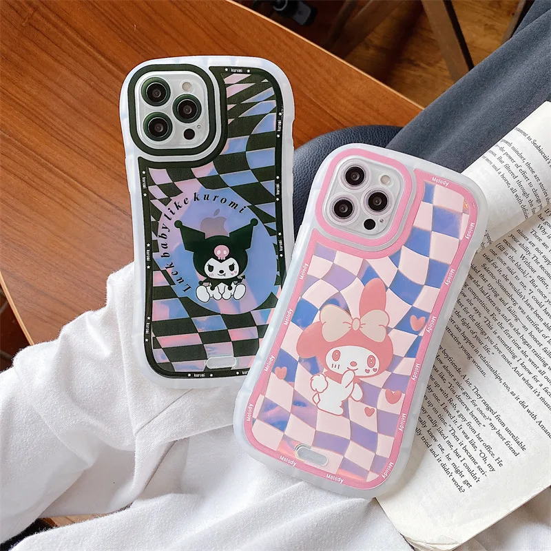 Sanrio Kuromi Mymelody Kawaii Cartoon Suitable for Apple13 Phone Shell Chess Grid 12Promax Anti-Fall 11Pro Protective Cover
Sanrio Kuromi Mymelody Kawaii Cartoon Suitable for Apple13 Phone Shell Chess Grid 12Promax Anti-Fall 11Pro Protective Cover