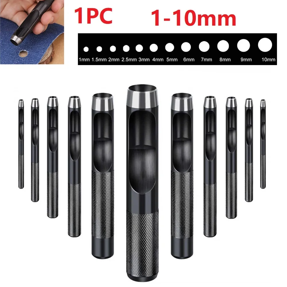 1Pc 1-10mm 1.5mm 2.5mm Round Carbon Steel Leather Craft Hole Punch Puncher Watch Belt Band For Falconry Crafts Modeling Hobbies
1Pc 1-10mm 1.5mm 2.5mm Round Carbon Steel Leather Craft Hole Punch Puncher Watch Belt Band For Falconry Crafts Modeling Hobbies