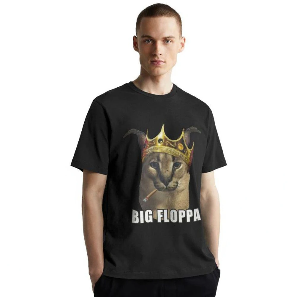 Модная большая футболка с принтом флаппа, король, король, корона, футболка с мемом поппа, Мужская короткая футболка с принтом, футболка с принтом кота, одежда, забавные подарочные Топы
Модная большая футболка с принтом флаппа, король, король, корона, футболка с мемом поппа, Мужская короткая футболка с принтом, футболка с принтом кота, одежда, забавные подарочные Топы