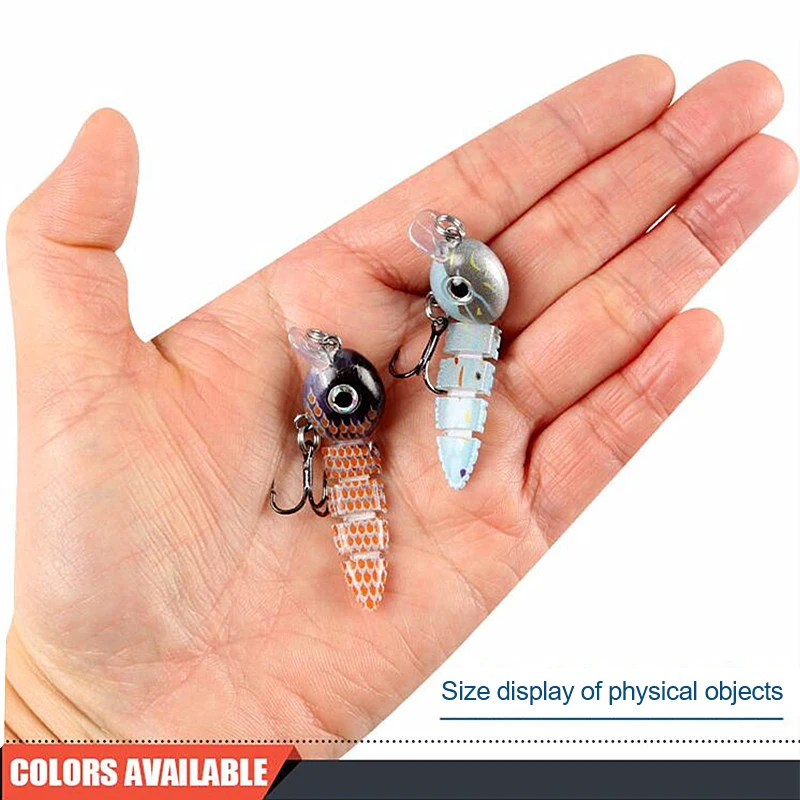 Рыболовная приманка для окуня, бионическая приманка, 5-секционная приманка, анимационная сегментная бионическая приманка, тонущие плавающие приманки, жесткая приманка 
Рыболовная приманка для окуня, бионическая приманка, 5-секционная приманка, анимационная сегментная бионическая приманка, тонущие плавающие приманки, жесткая приманка