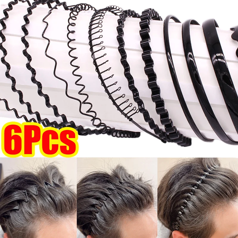 6pcs Fashion Wave Mens Women Unisex Black Wavy Hair Head Hoop Band Sports Headband Hairband Headwear Hair Accessories Gifts
6pcs Fashion Wave Mens Women Unisex Black Wavy Hair Head Hoop Band Sports Headband Hairband Headwear Hair Accessories Gifts