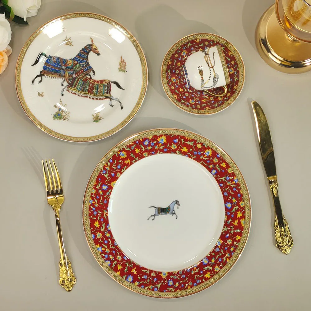 New European Palace Floral Matu Bone China Tableware Western Plate Steak Plate Household Dish Plate Round Cake Dinner Plate
New European Palace Floral Matu Bone China Tableware Western Plate Steak Plate Household Dish Plate Round Cake Dinner Plate