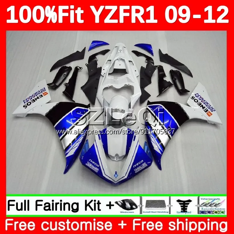 blue white Injection Body For YAMAHA YZF R1 R 1 YZF-R1 YZF1000 YZFR1 09 10 11 12 YZF-1000 2009 2010 2011 2012 Fairing 133LQ.5
blue white Injection Body For YAMAHA YZF R1 R 1 YZF-R1 YZF1000 YZFR1 09 10 11 12 YZF-1000 2009 2010 2011 2012 Fairing 133LQ.5
