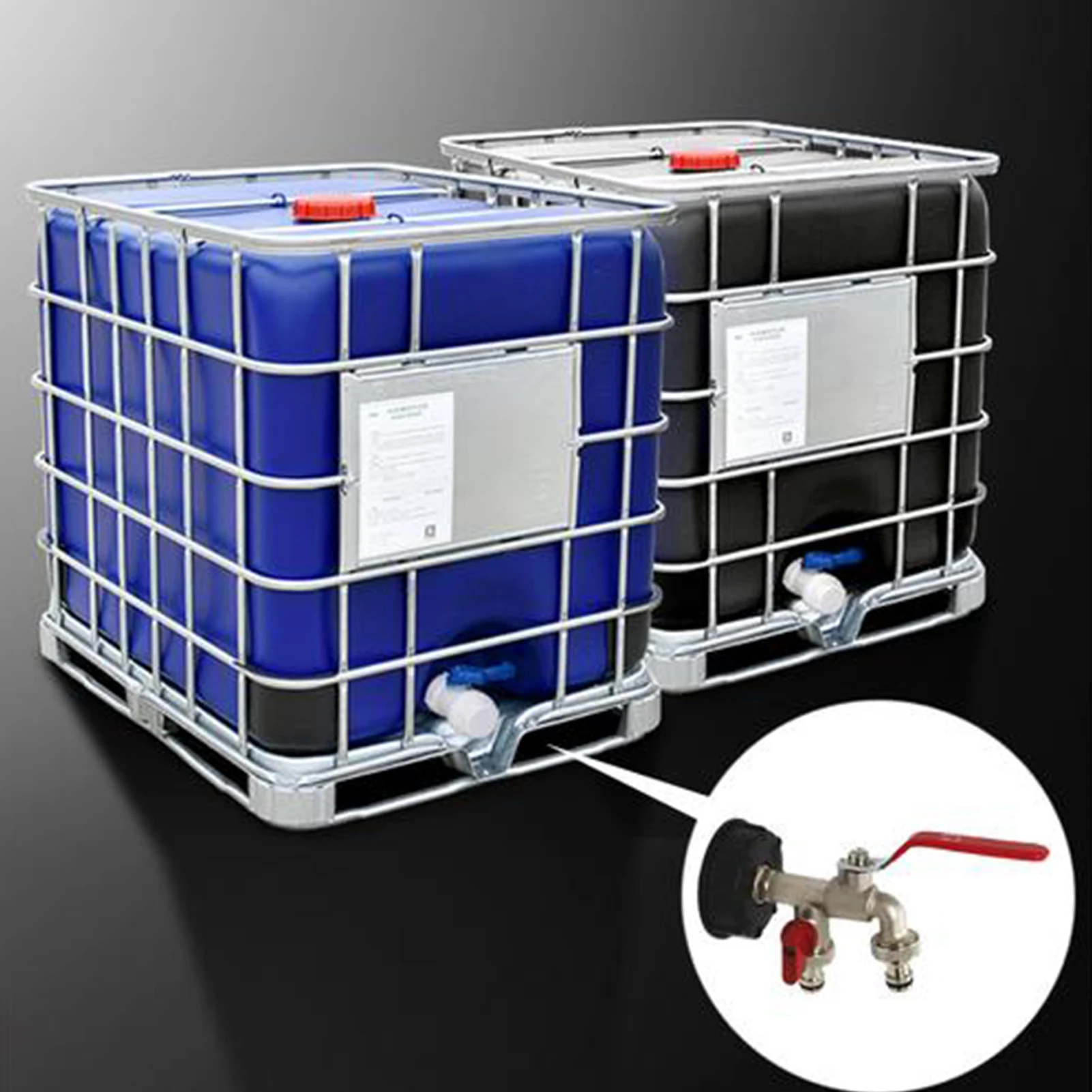 Double Outlet Tap IBCTank Tap Adapter Outlet Valve Faucet Fitting Tool With Lever Handle Hose Connector IBC Accessories
Double Outlet Tap IBCTank Tap Adapter Outlet Valve Faucet Fitting Tool With Lever Handle Hose Connector IBC Accessories