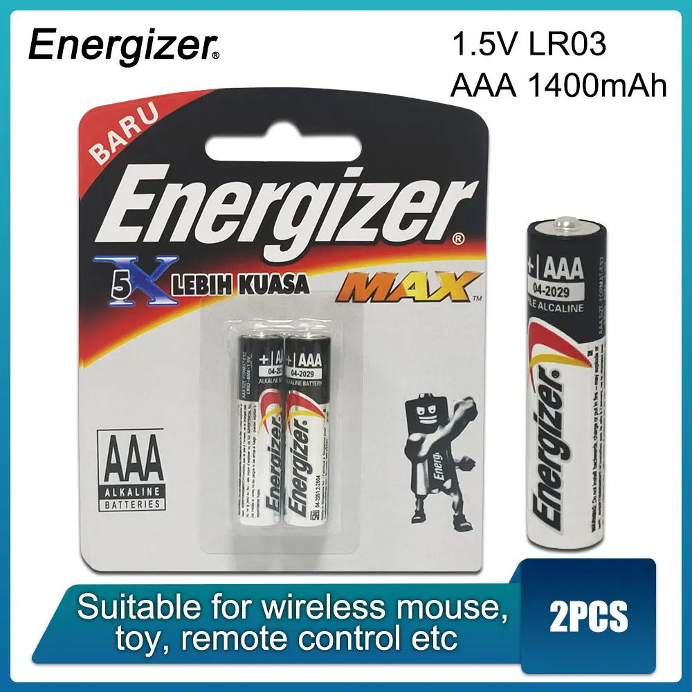 2 шт., щелочные батареи AAA LR03 для фонарика, 1,5 в 
2 шт., щелочные батареи AAA LR03 для фонарика, 1,5 в