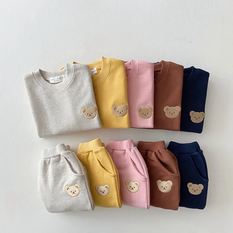 Fashion Toddler Baby Boys Girl Fall Clothes Sets Baby Girl Clothing Set Kids Sports Bear Sweatshirt Pants 2Pcs Suits Outfits
Fashion Toddler Baby Boys Girl Fall Clothes Sets Baby Girl Clothing Set Kids Sports Bear Sweatshirt Pants 2Pcs Suits Outfits