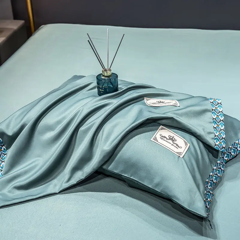 Summer Cool Pillowcase A Pair of Summer Washed Tencel Pillowcase Adult Household Ice Silk Pillowcase Bedding
Summer Cool Pillowcase A Pair of Summer Washed Tencel Pillowcase Adult Household Ice Silk Pillowcase Bedding