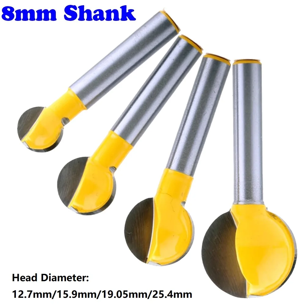8mm Shank Milling Cutter Wood Carving Router Bit Carbide End Mill Tool Round Nose Bit Core Box Router Bit Woodworking Tools
8mm Shank Milling Cutter Wood Carving Router Bit Carbide End Mill Tool Round Nose Bit Core Box Router Bit Woodworking Tools
