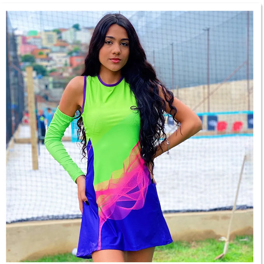 Women Sports Tennis Dress Summer Sleeveless Sport Dress With Shorts Suit Outdoor Badmintain Fitness Elasticity Golf Tennis Dress
Women Sports Tennis Dress Summer Sleeveless Sport Dress With Shorts Suit Outdoor Badmintain Fitness Elasticity Golf Tennis Dress