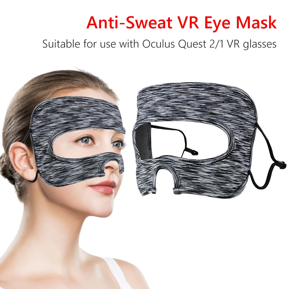 VR Glasses Eye Mask Cover Elastic Adjustable Breathable Sweat Band for Oculus Quest 2/1 Virtual Reality Headsets Accessories
VR Glasses Eye Mask Cover Elastic Adjustable Breathable Sweat Band for Oculus Quest 2/1 Virtual Reality Headsets Accessories