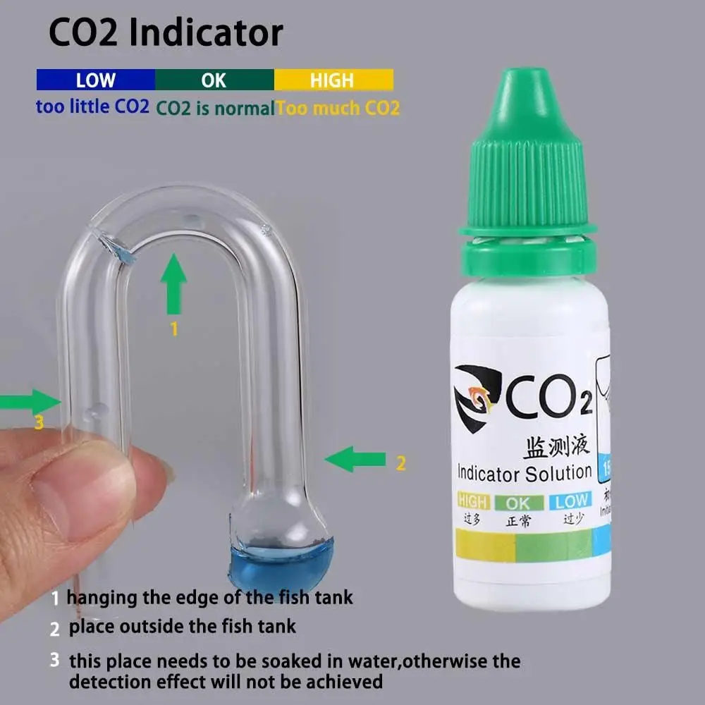 Aquatic Plants Fish Tank PH Accessories CO2 Indicator CO2 Diffuser Glass Drop Checker CO2 Monitor Indicator Monitor
Aquatic Plants Fish Tank PH Accessories CO2 Indicator CO2 Diffuser Glass Drop Checker CO2 Monitor Indicator Monitor