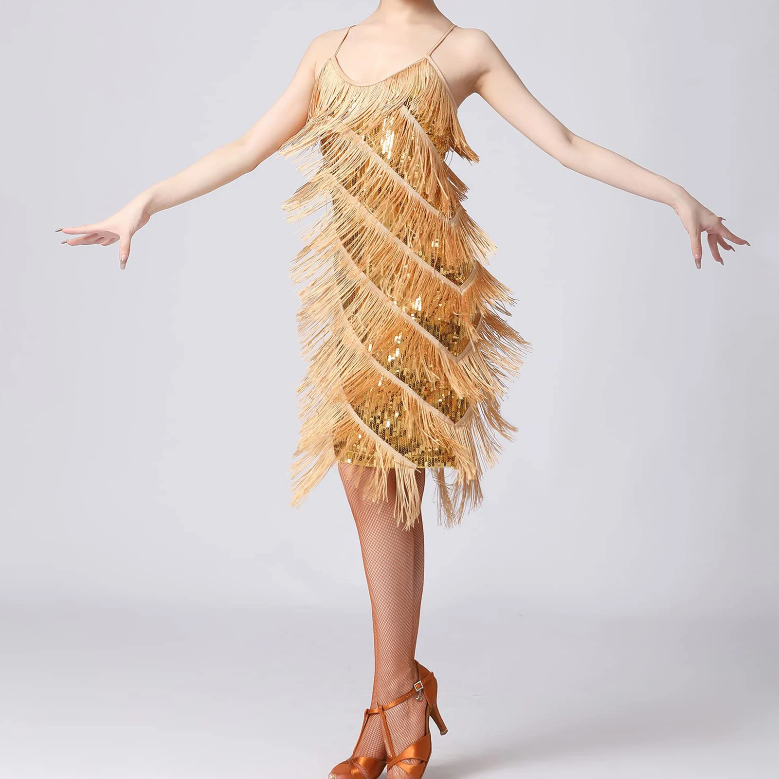 Sequins Tassels Evening Party Dress Sleeveless Elegant Women Spaghetti Strap Dress Backless Fashion Sparkling Night Club Wear
Sequins Tassels Evening Party Dress Sleeveless Elegant Women Spaghetti Strap Dress Backless Fashion Sparkling Night Club Wear